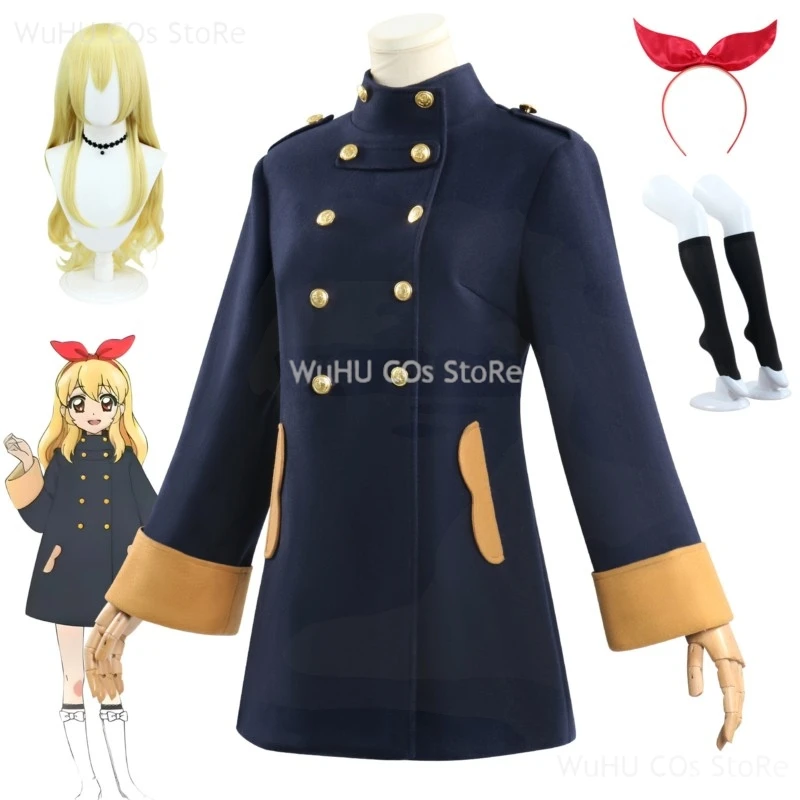 Anime Aikatsu! Cosplay Hoshimiya Ichigo Cosplay Costume Coat School Uniform Hoshimiya Ichigo Wig Women Hallowen Party Cosplay