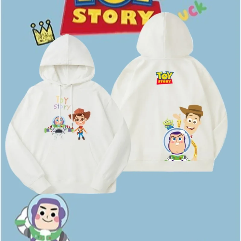 سترة نسائية بغطاء للرأس من Toy Story Trish Woody Buzz Lightyear Three Eyed Boy من القطن مريح وناعم