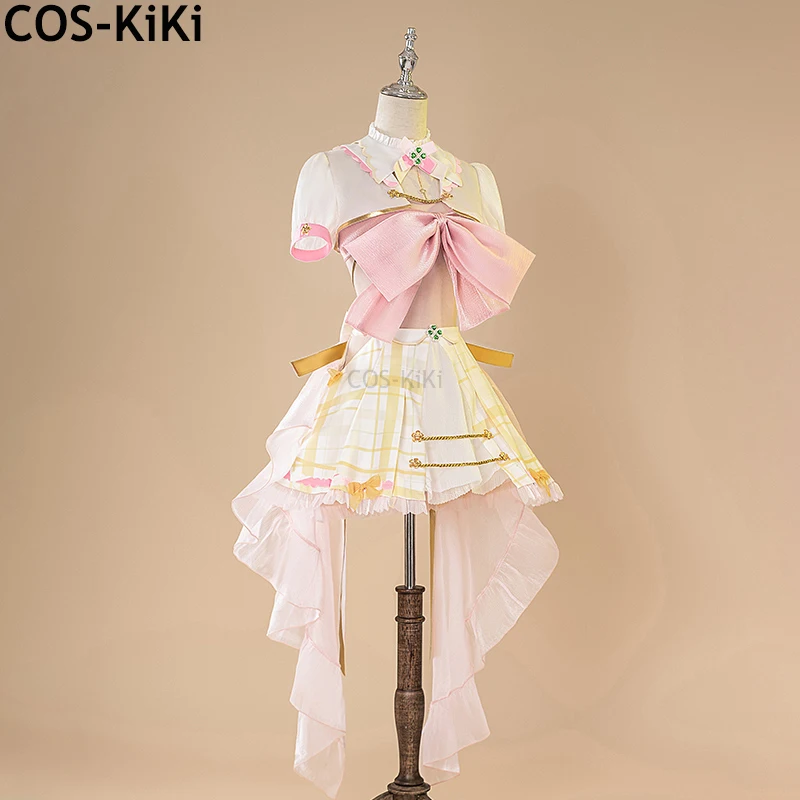 COS-KiKi Vtuber Ace Taffy Game Suit Sweet Lovely Uniform Cosplay Costume Halloween Party Role Play Outfit Women XS-XXL