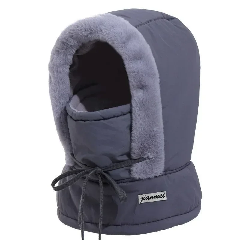 Thermo-Sturmhaube für kaltes Wetter, Winter, winddicht, Kapuze, Mütze, Plüsch, Halswärmer, Ski-Gesichtsmaske für Outdoor-Aktivitäten – Detail 8