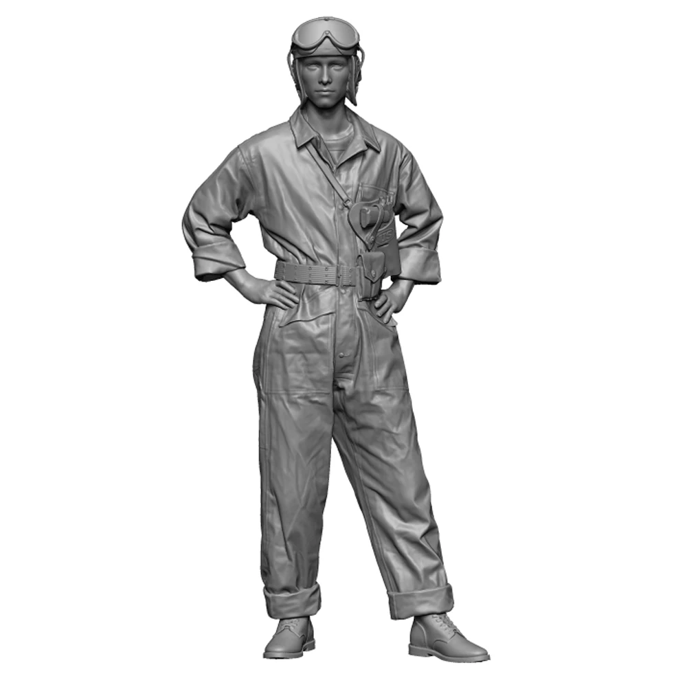 1/35 WW2 US tanker soldier, Resin Model figure soldier, WWII Military themes, Unassembled and unpainted kit