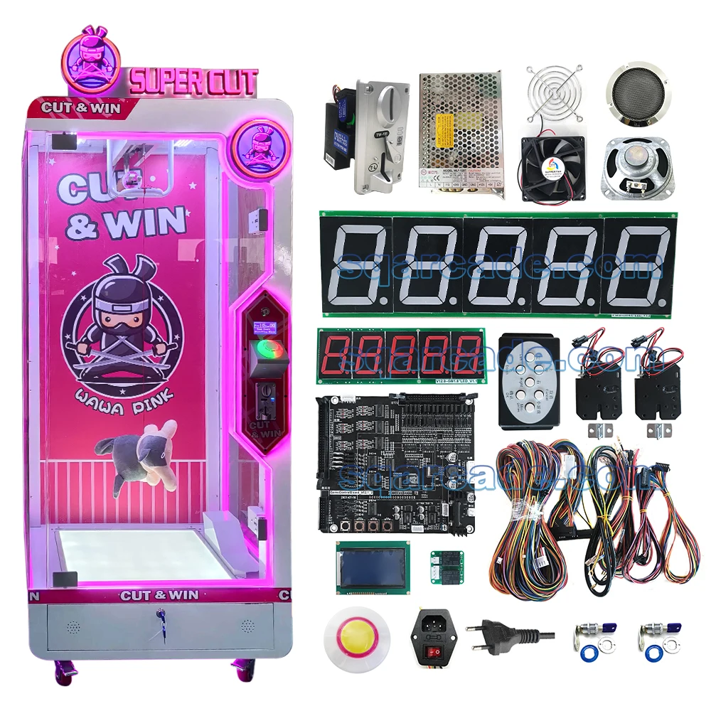 Coin Operated 10 Seconds Challenge Gift Vending Game Machine Prize Game Machine DIY Kit