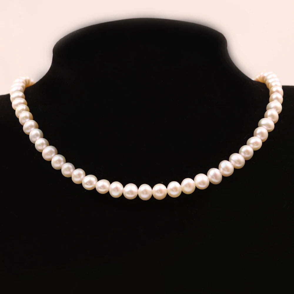 

Fashion Women's Jewelry Pearl Bead Necklace Sweater Chain Choker Dress Accessories Wedding Birthday Jewelry Gift for Girl Mother