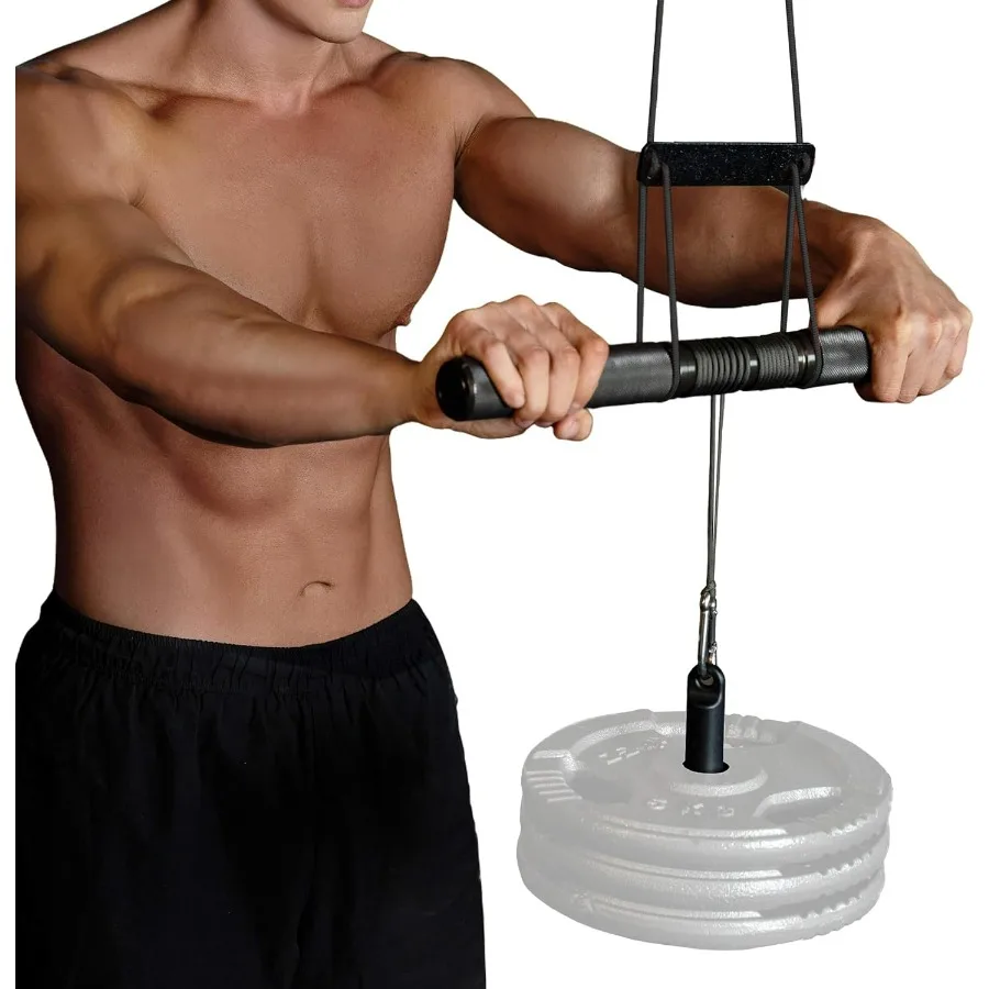 

Hanging Wrist Roller Forearm Blaster- Forearm Strengthener Exercise Equipment Wrist Trainer for Muscle building and Injury preve