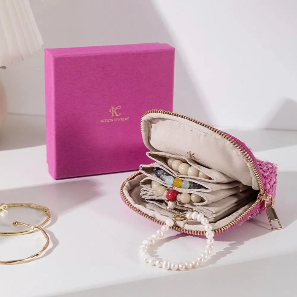 

Multi-layer Jewelry Packing Bag Bracelet Necklace Earrings Rings Jewelry Storage Bag Organizer Large Capacity