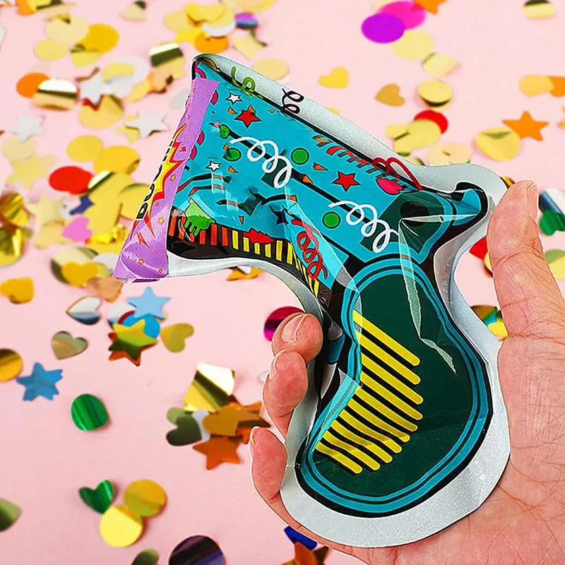 30 ชิ้นดอกไม้ไฟ Inflatable Confetti ปืน Surprise Poppers Confetti นักกีฬามือถือ Confetti Cannon Multicolor Inflatable ของเล่น