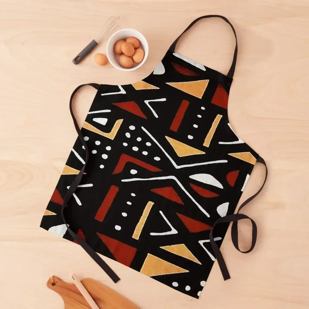 

Bogolan Mudcloth African Pattern Apron for home useful pieces Kitchen on the wall men For Kitchen Women Apron