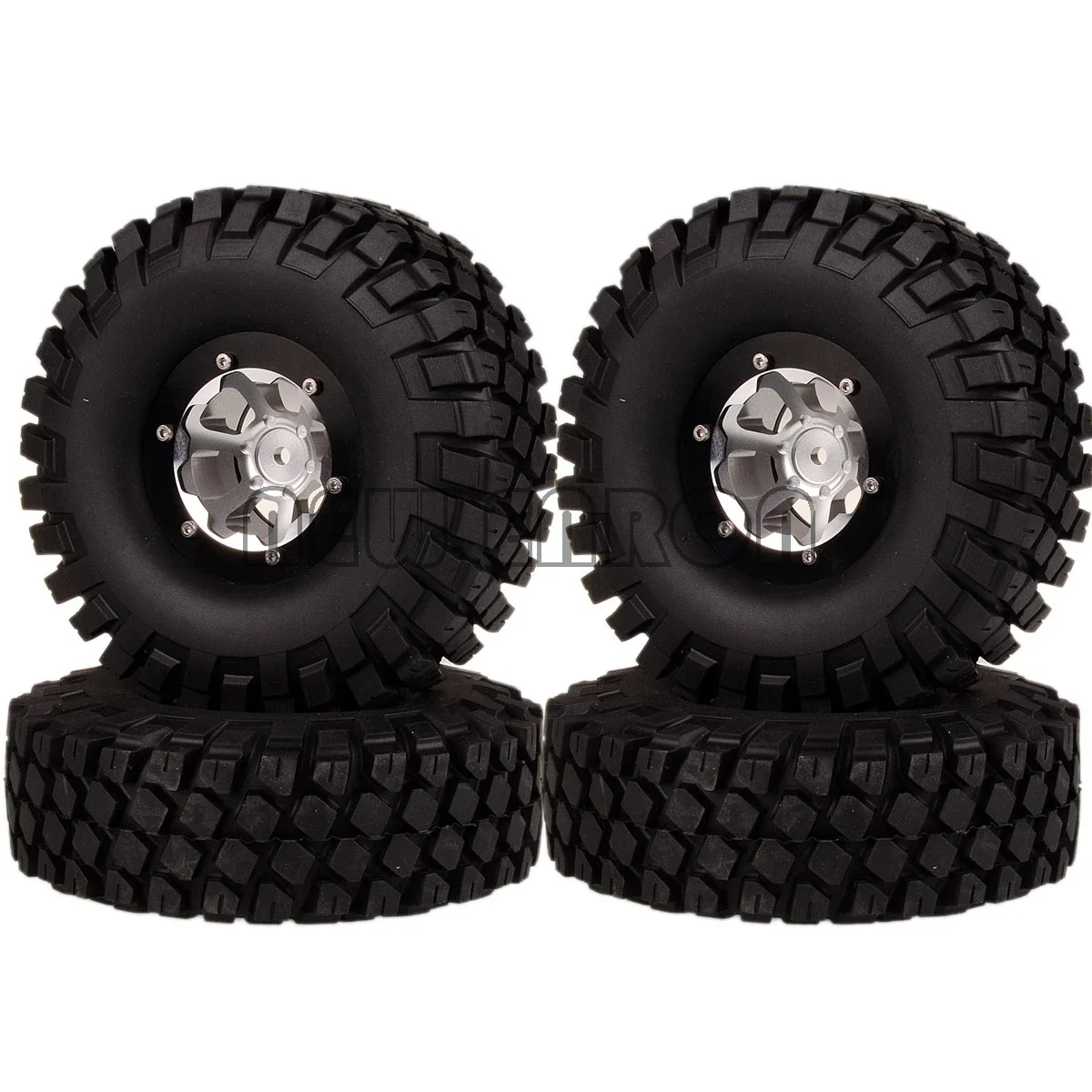 

NEW ENRON 4P Aluminum 1.9" Beadlock Wheel Rims & 112MM Tyre Tires For RC 1/10 1:10 Rock Crawler Axial Tamiy CC01 MST jimny TF2