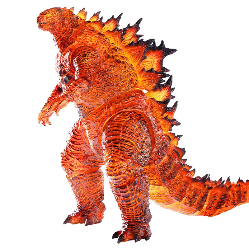 HIYA Original Burning Godzilla Battle Ver. ألعاب شخصيات الرسوم المتحركة مقاس 180 ملم للأولاد هدية عيد الميلاد وحلي نموذجية قابلة للجمع