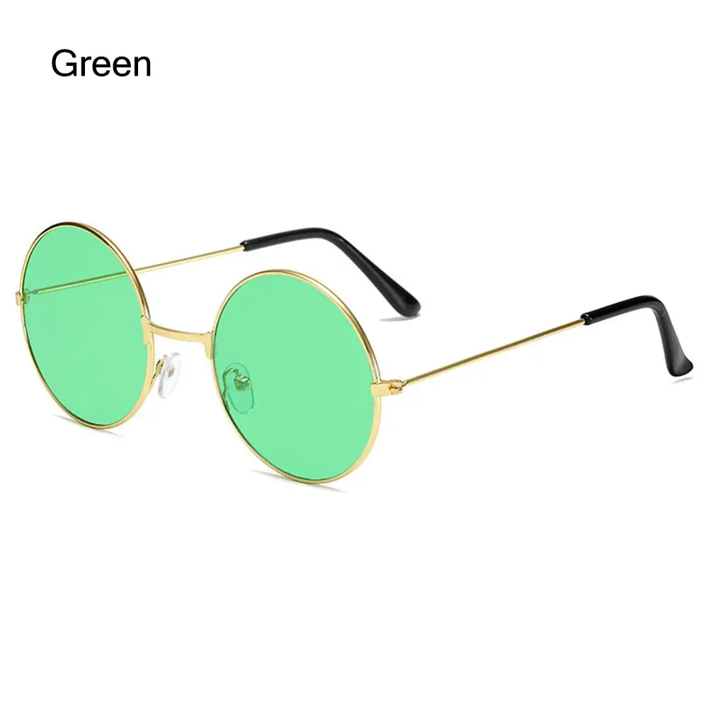 

Women Men Party Disco Metal Sunglasses Eyewear Round Sunglasses Circle Glasses