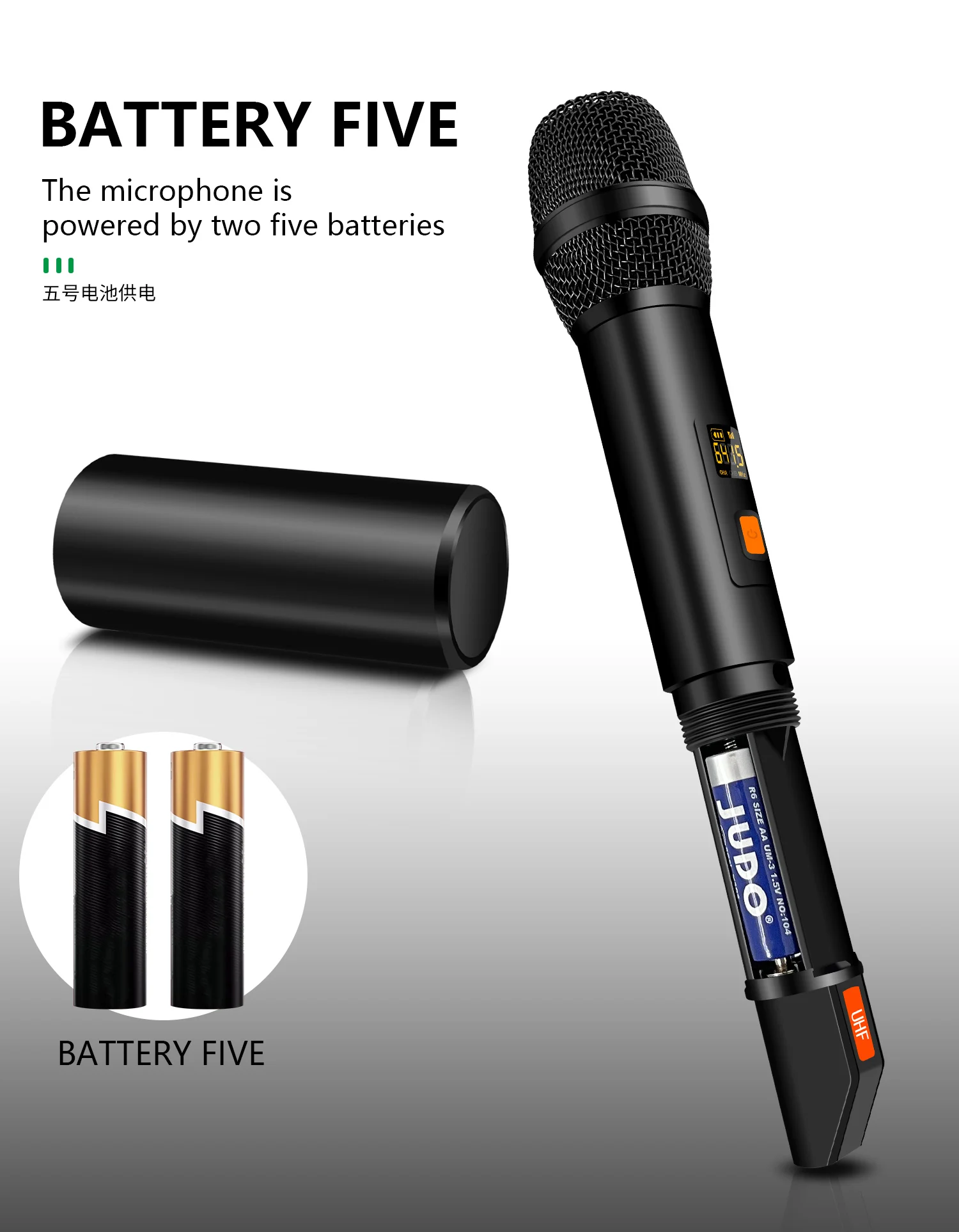GAW-KMC9 UHF Wireless Blueteeth Host Dedicated Pre-effect Wireless Microphone