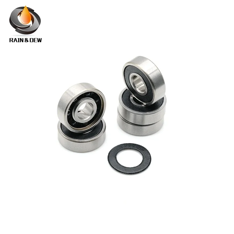 Bearings 608 2PC 8x22x7mm 440C Stainless Steel Ring Si3N4 Ceramic Balls Bearing ABEC-7 Metal Fidget Spinner S608 RS 2RS S608RS