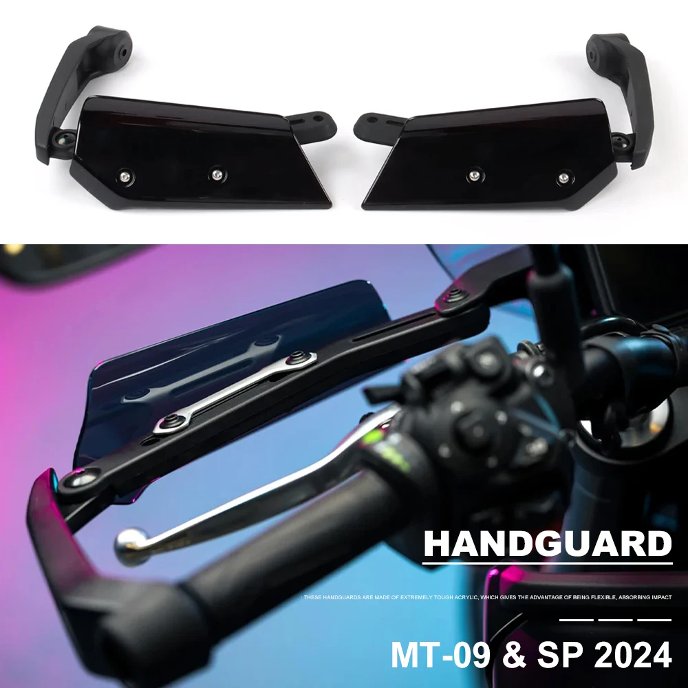 Motorcycle Accessories For Yamaha MT09 mt09 MT 09 MT-09 SP 2024 2025 New Bracket Handguard Hand Shield Protector Windshield