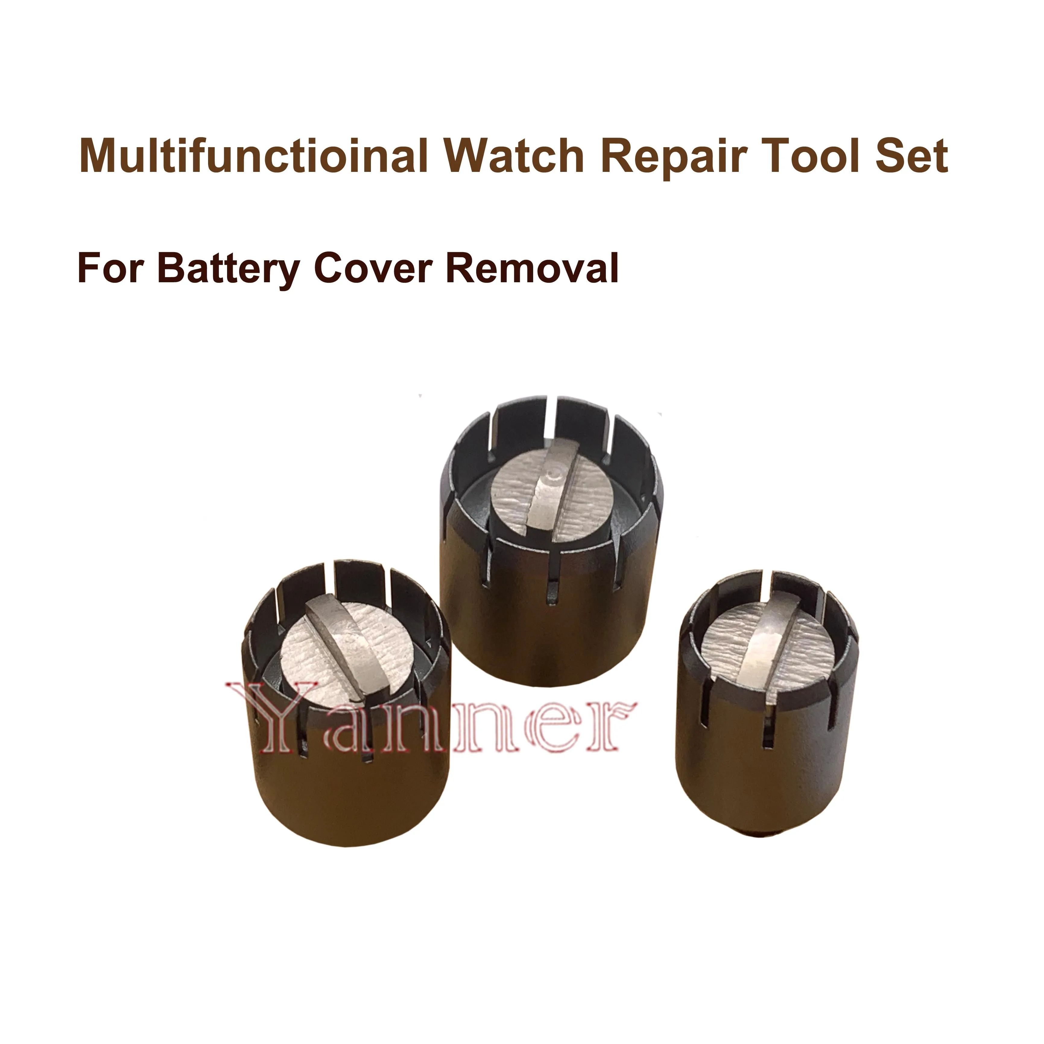 Multifunction Watch Repair Tool Set Professional for Crown Tube Removal Watch Push Crown Tool and Watch Bearing Opening