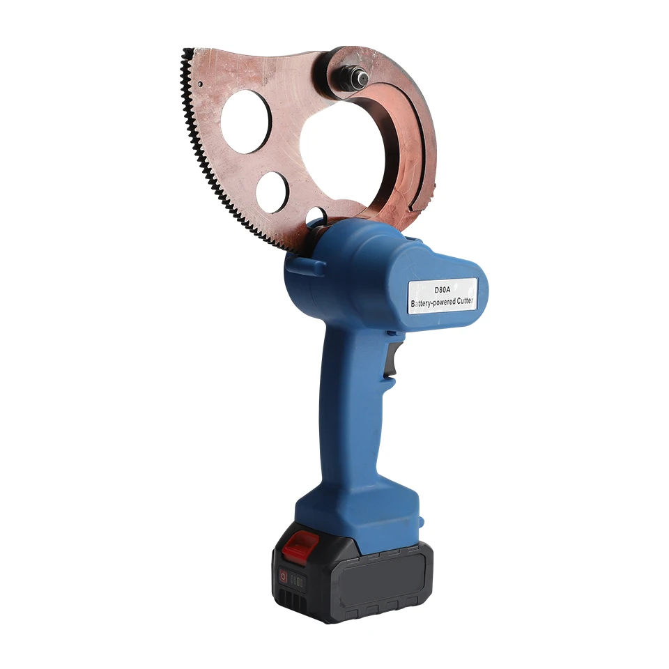 

Аккумуляторный мини-кабелерез D-80A для медных/алюминиевых кабелей