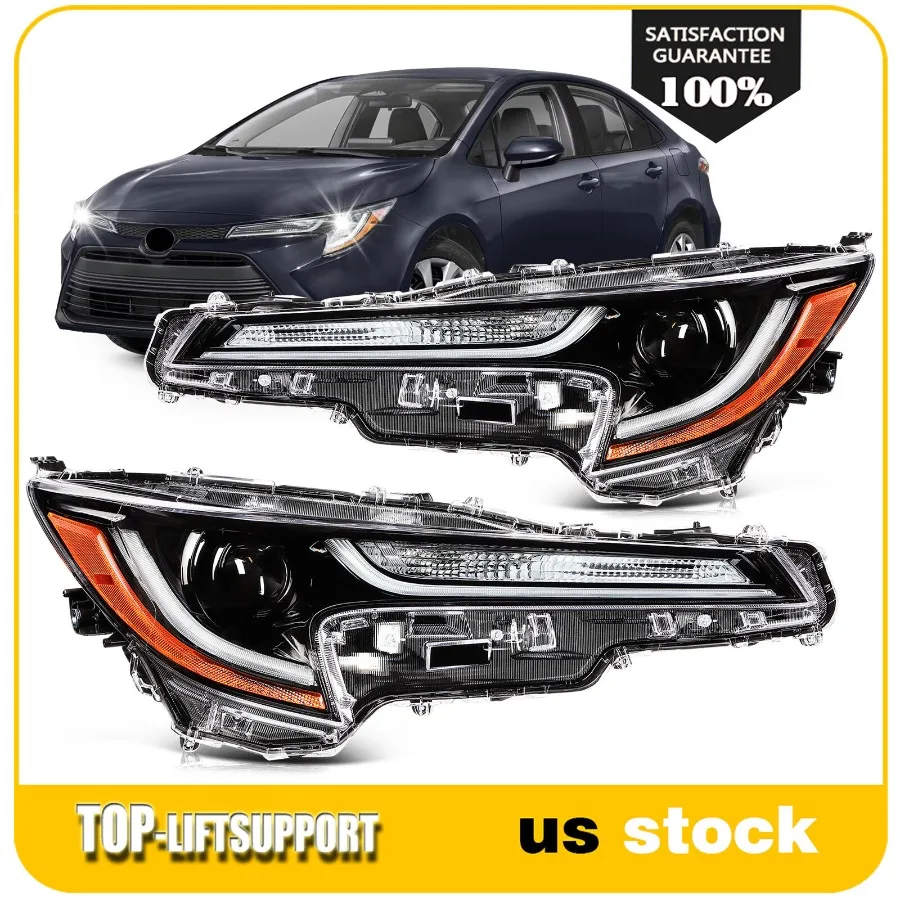 

[Полный светодиодный DRL] Фара в сборе для Corolla L LE 2020-2022 гг., базовая пара