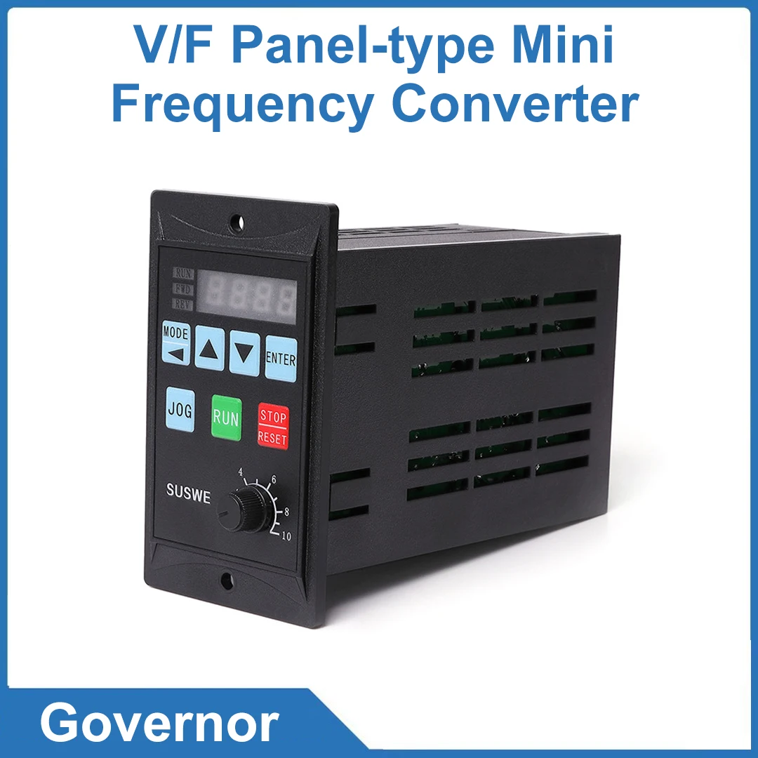 Panel type speed regulator single-phase 220V three-phase T13 three-phase motor vector frequency conversion speed regulator