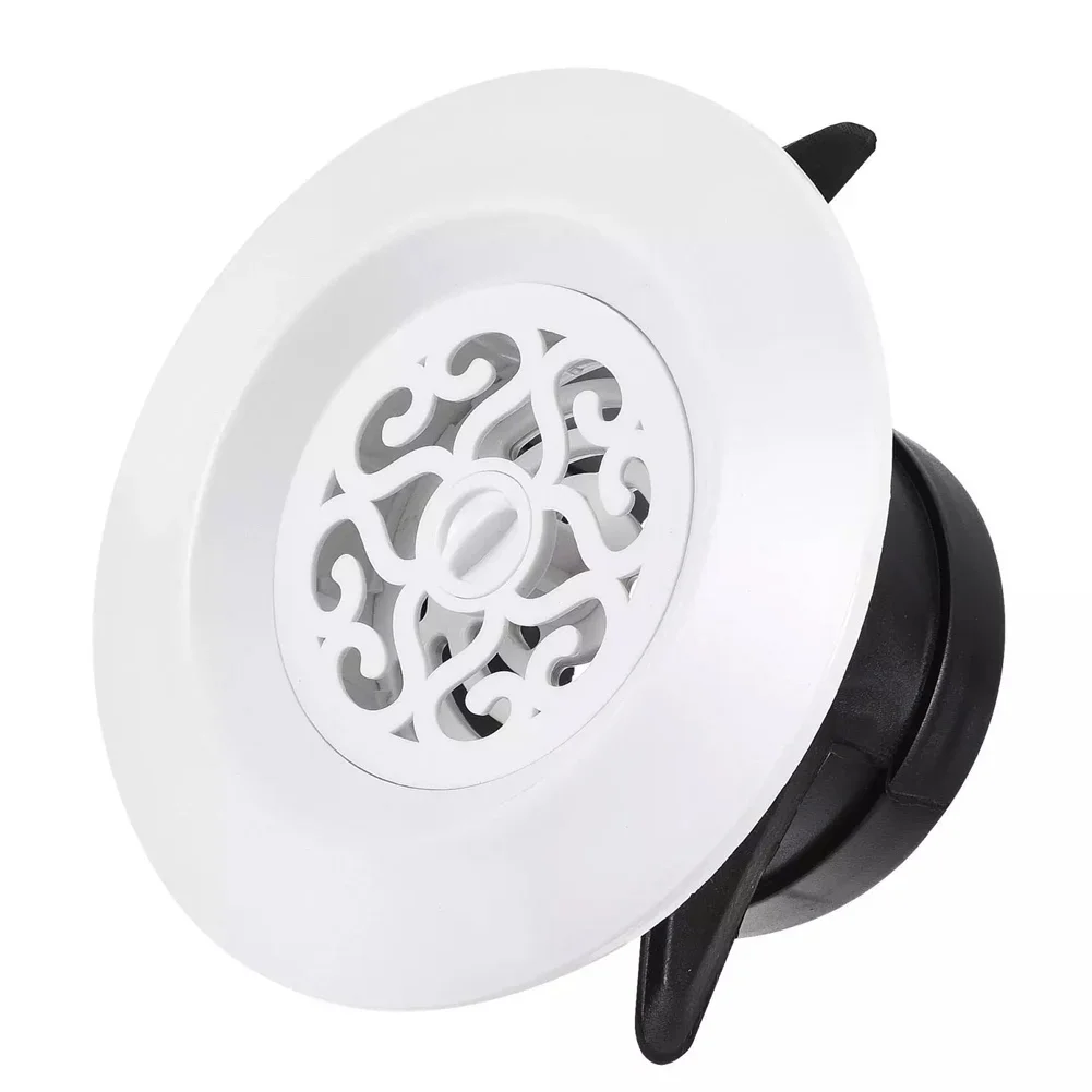 Bottom Dia Cover Louver Adjustable Pattern Screen Grille Mmx Mm Hole Inch Louver Round Vent Cover Home Kitchen
