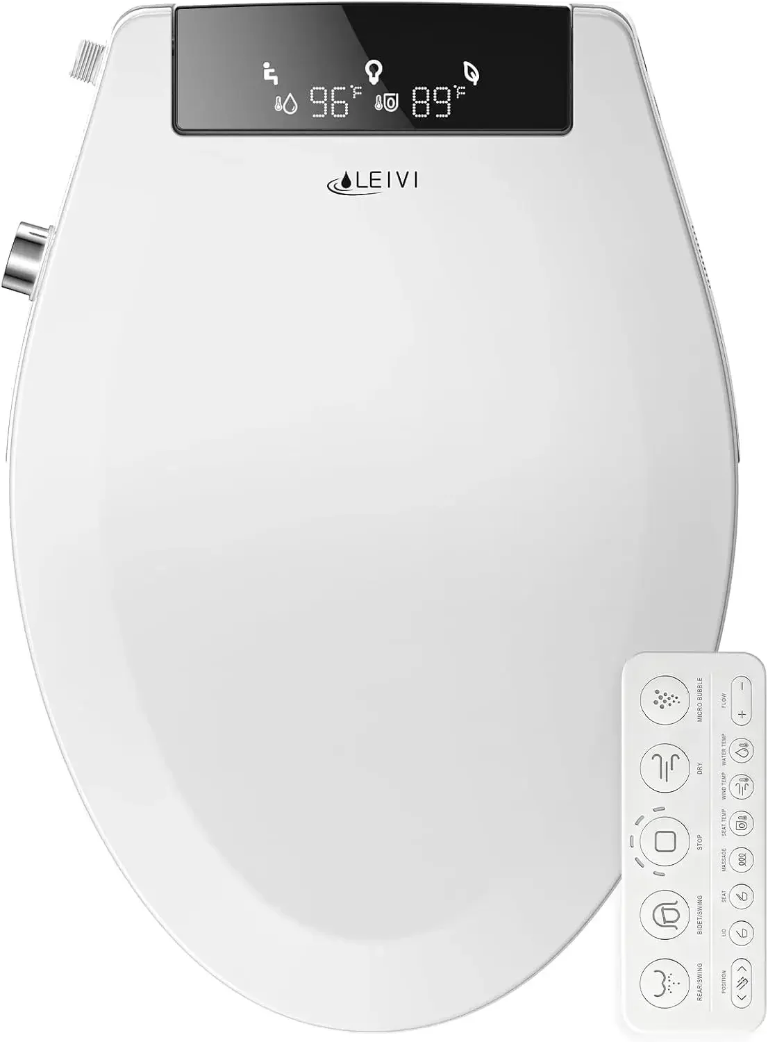 Brand new fast shippingBestsellerElectric Bidet Toilet Seat with Auto Open & Close Lid, Digital LED Display, Heated Seat, Night