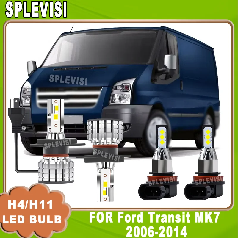 

Strong Fog Penetration 2-4pcs LED Headlight Fog Light For Ford Transit MK7 2006 2007 2008 2009 2010 2011 2012 2013 2014