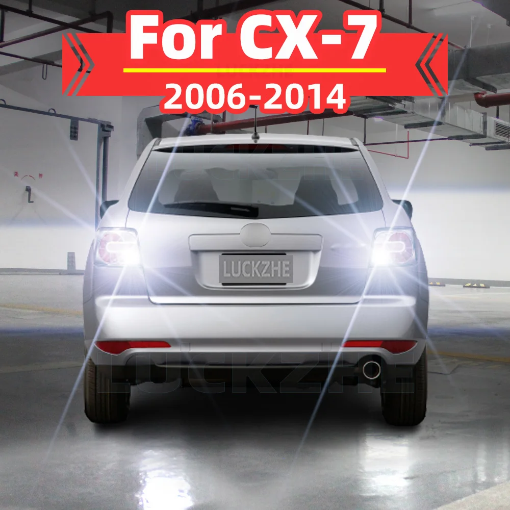 2pcs LED Reverse Light For Mazda CX-7 CX 7 CX7 ER Accessories 2006 2007 2008 2009 2010 2011 2012 2013 2014 Backup Back Up Lamp
