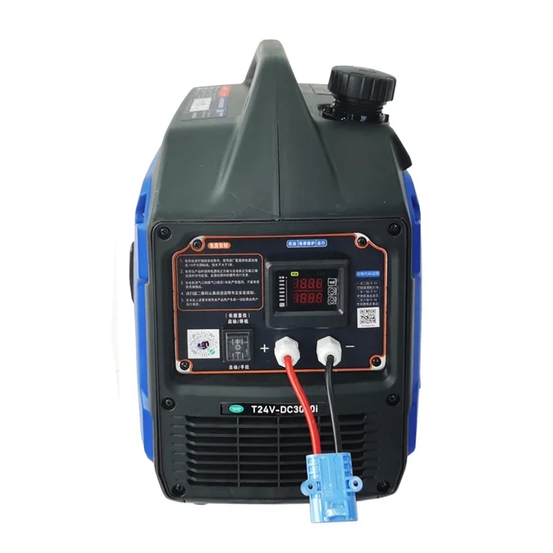 Truck Gasoline Generator 72V 24 12 Volt 24V 48V DC Generator 24v Small Quiet 2000w Ultra-quiet Variable Frequency Generator