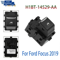 Car Accessorie H1BT-14529-AA For Ford Focus 2019 Electric Power Window Switch Lifter Control Regulator Button Parts H1BT14529AA