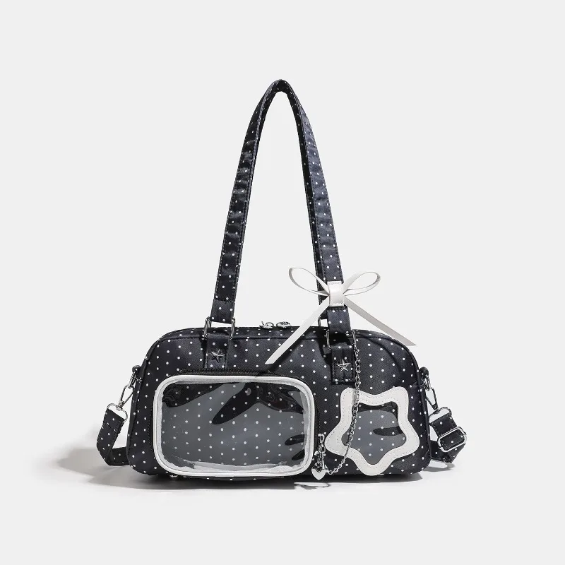 1pc Wave Point Pain Bag Y2k Wind Concert Star Chaser Single Shoulder Diagonal Crossing Baby Bag