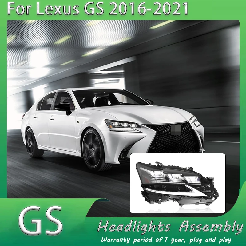 

Car Lights For Lexus GS GS250 GS350 Headlights 2016-2021 LED Projetor Headlamp Daytime Running Light Automotive Accessories
