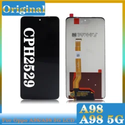 Original For Oppo A98  A98 5G CPH2529 LCD Display Touch Screen Replacement Digitizer Assembly For Oppo A98 5G Display 6.72