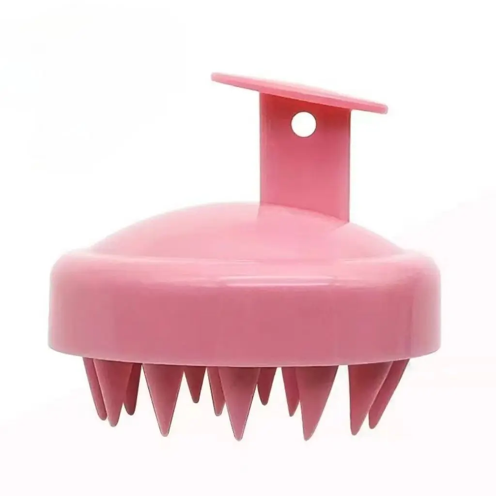 แปรงสระผมสำหรับนวดหนังศีรษะอย่างอ่อนโยน หวีอาบน้ำสปา เครื่องมือเสริมความงามสำหรับทำความสะอาดและกระตุ้น