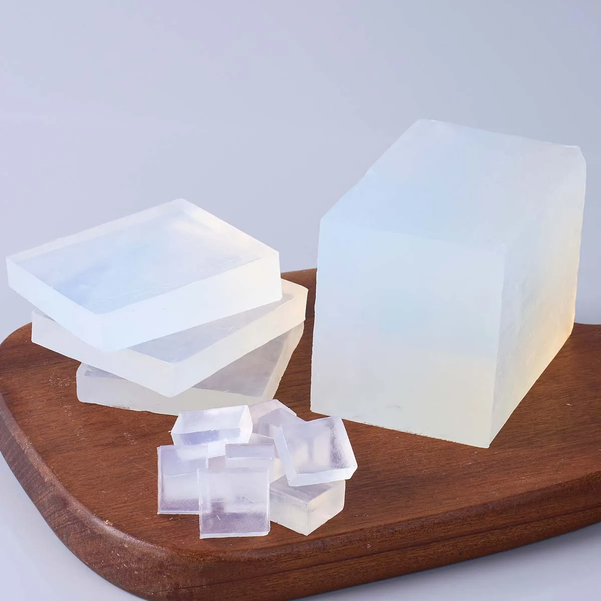 สบู่กลีเซอรีนใสสีขาว 1000 กรัม - Soap Making With Soap Base บทวิจารณ์และราคา