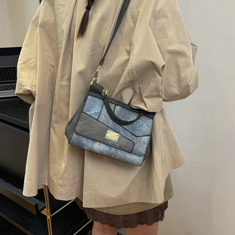 

Женские сумки из тонкой кожи с классическим парижским повседневным винтажным шикарным винтажным принтом