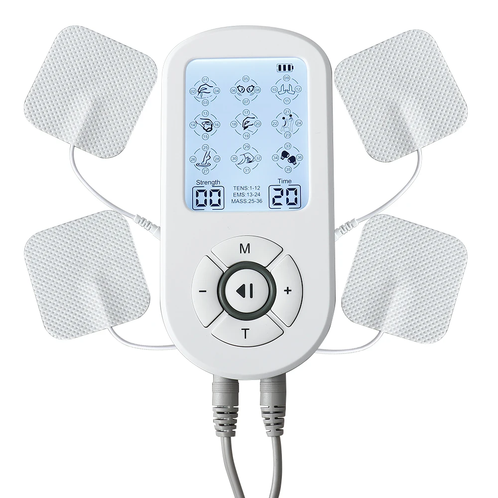 

Электрический многофункциональный импульсный стимулятор мышц с 36 режимами, массажер для спины, TENS-терапия, акупунктура, физиотерапия меридианов, цифровой массажер
