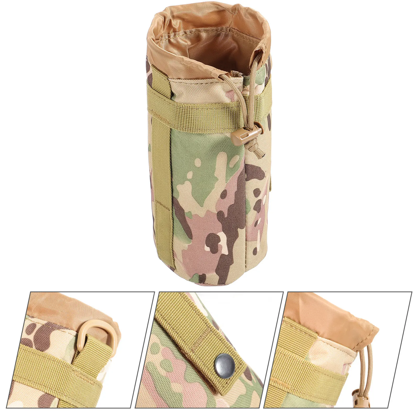 Water Bottle Holder Bag Simple Convenient Design Scratch Resistant Compression Proof for Outdoor Sports Mountaineering Camping