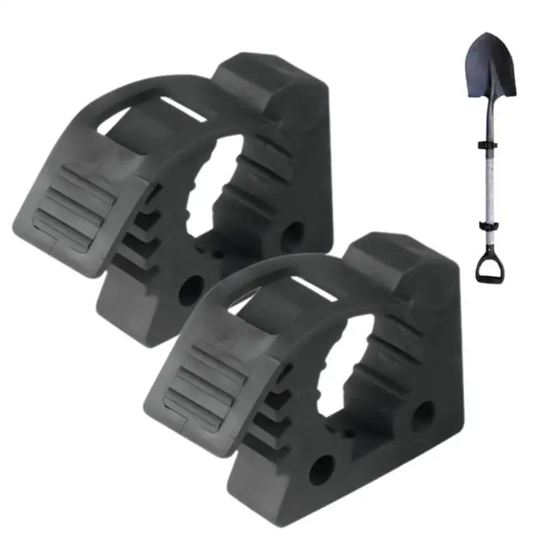 

Shovel Mount For Truck Bar Clamp Rubber Clamp Mount Adjustable Quick Release Shovel Mount Off-Road Tool Grip 2 Pcs For Cars