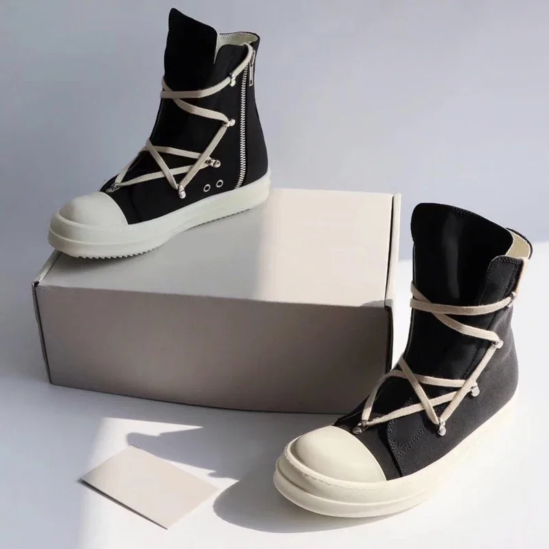 Women's Shoes Five-pointed Star Design Men's Sneakers Canvas Lace-up Shoe for Women Fashion Men's Casual Shoes