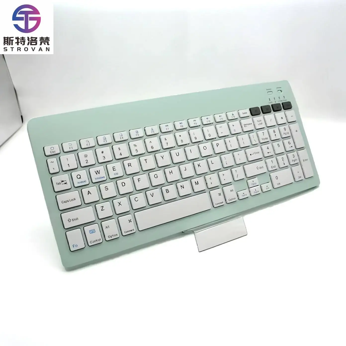 Ultra Slim 2.4G & BT Dual Mode Mini Keyboard Colorful for Office PC USB Interface