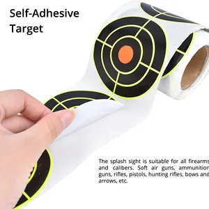 200 pcs Auto Adhesive Target Shoot Sticker 7.6cm splatter splash amp practice Reactive training hunting Adhesives 12 Main Sales Target Shooting - №5