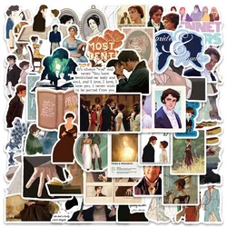 50pcs TV Show Pride & Prejudice Stickers Funny Movie Decals For Laptop Skateboard Scrapbook Phone Cars Bicycle Helmet Sticker