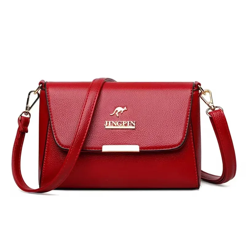 2024 New Fashionable and Versatile Middle Aged Mom\'s Bag Simple and Large Capacity Crossbody Bag for Women Shoulder Handbag