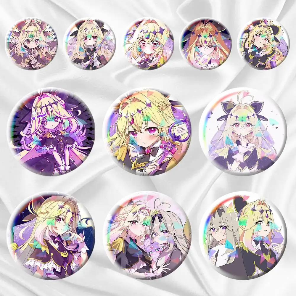 

Cure Arcana Shadow Moria Luluka 75mm 58mm 44mm 25mm Brooch Backpack Hat Pins Accessories Toys Badge