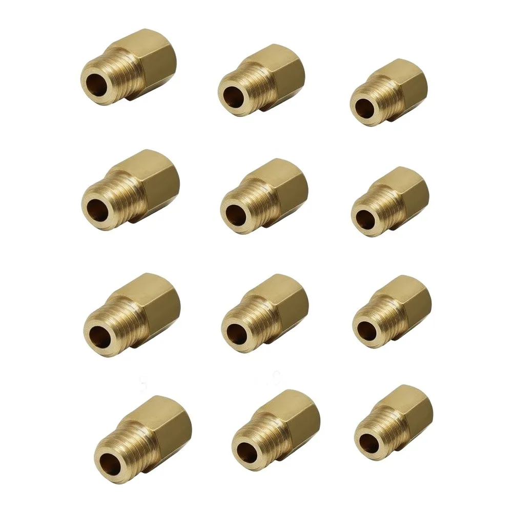 12pcs Brass Carburetor Main Jet Kit #90 #100 #110 #120 #130 #140 #150 #160 #170 #180 #190 #200 for Mikuni For TM For VM For TMX