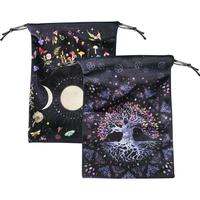 Tarot Card Storage Bag Portable Crystal Pouch Crystal Jewelry Gift Bag Multiple Use Pouch Art Jewelry Drawstring Bags