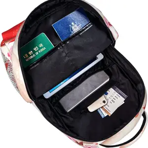 Eleganter Rucksack mit Sakura -Muster und Koi -Fisch, Casual Rucksack mit mehreren Taschen, Computer -Rucksack für Arbeit und Geschäft 10 Hauptverkaufsfisch -Rucksack - №8