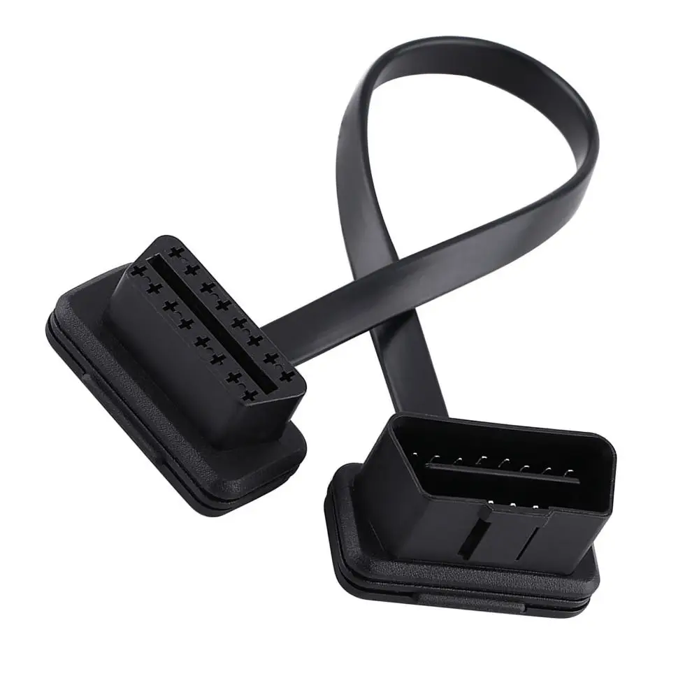 

Flat Ribbon Male to Female Adapter OBD2 Extension Cable 16 Pin Extension for Car Tools 16 Pin Adapter