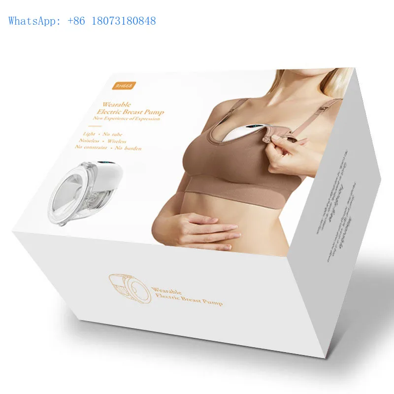 Wearable breast pump, intelligent integrated electric milking machine, hands-free and portable breast pump