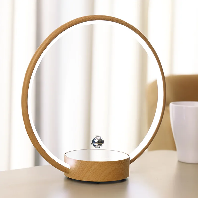 Maglev ring light bedroom light luxury bedside night light