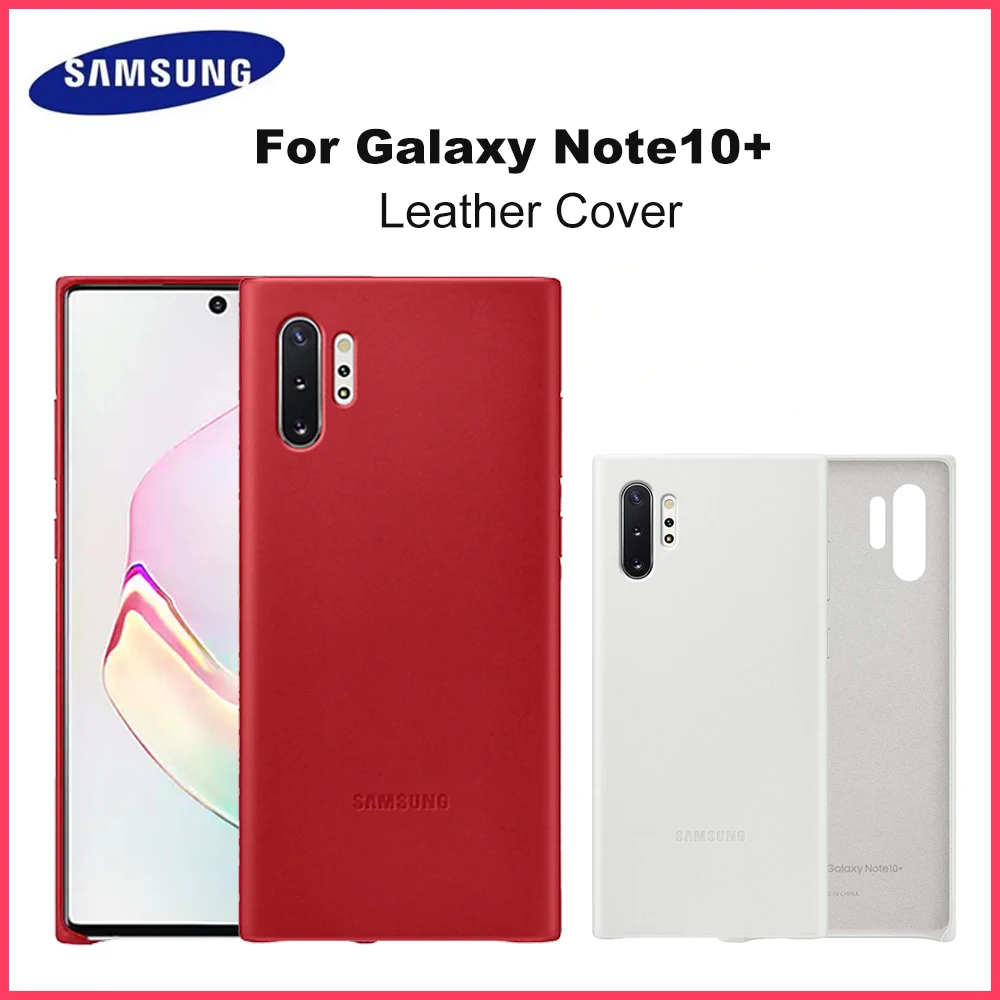 

Original Samsung Galaxy Note10+ Leather Cover for Galaxy Note10Plus Leather Protector Case EF-VN975