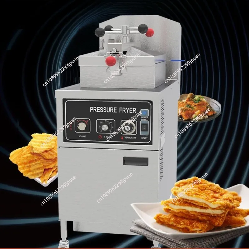 Electric Control Commercial Deep Chicken Fryer With Oil Filter Cart   sea transportation